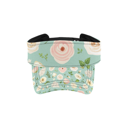 Lisianthus Pattern Print Design 01 Unisex Sun Visor