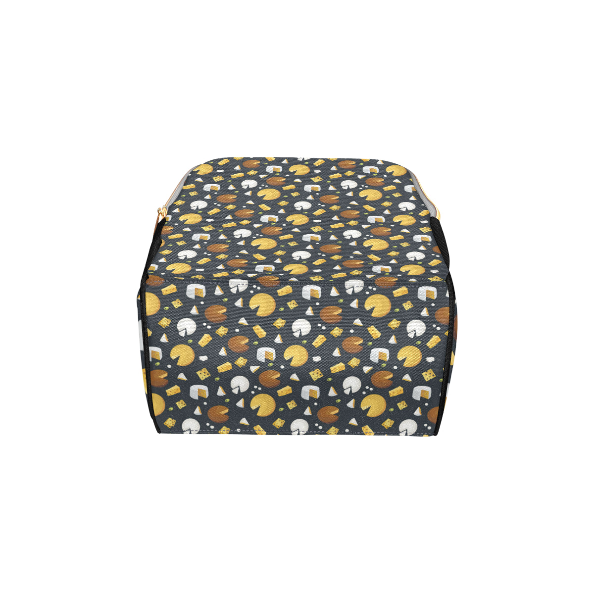Cheese Pattern Print Design 03 Diaper Bag Backpack