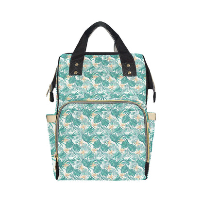 Bird Of Paradise Pattern Print Design 05 Diaper Bag Backpack