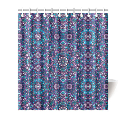 Medallion Pattern Print Design 05 Shower Curtain