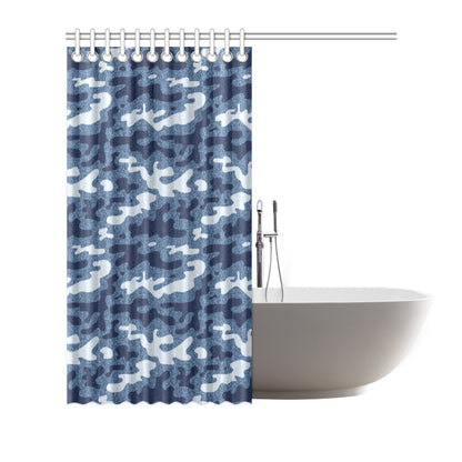 Jean Camouflage Pattern Print Design 05 Shower Curtain