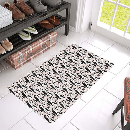 Penguin Themed Rubber Doormat