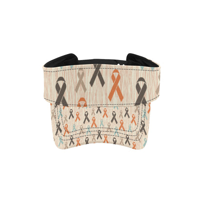 Cancer Awareness Pattern Print Design 01 Unisex Sun Visor