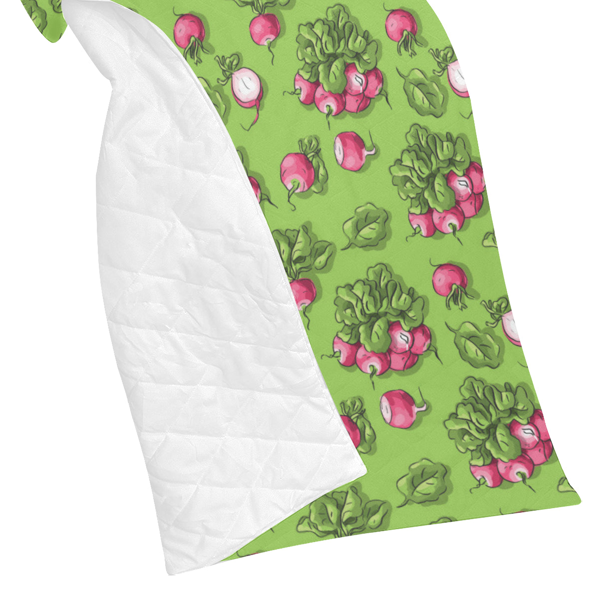 Radish Pattern Print Design A05 Premium Quilt