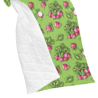 Radish Pattern Print Design A05 Premium Quilt