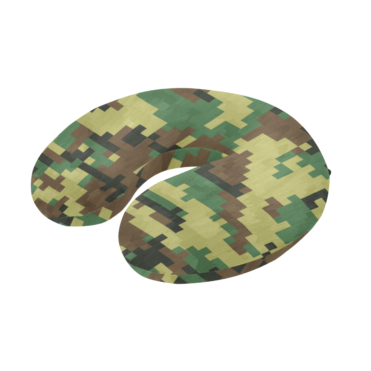 ACU Army Digital Pattern Print Design 02 U-Shaped Travel Neck Pillow