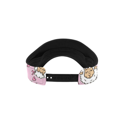 Sheep Cute Pattern Print Design 01 Unisex Sun Visor