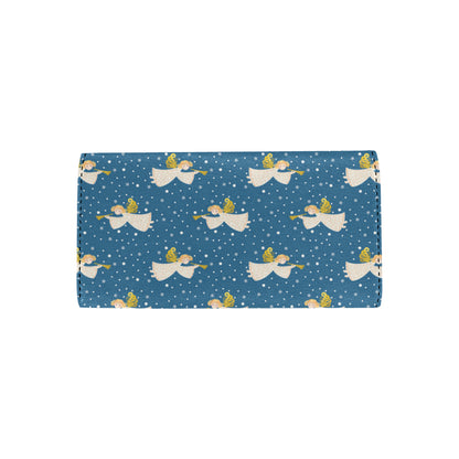 Angel Pattern Print Design 08 Women's Trifold Wallet