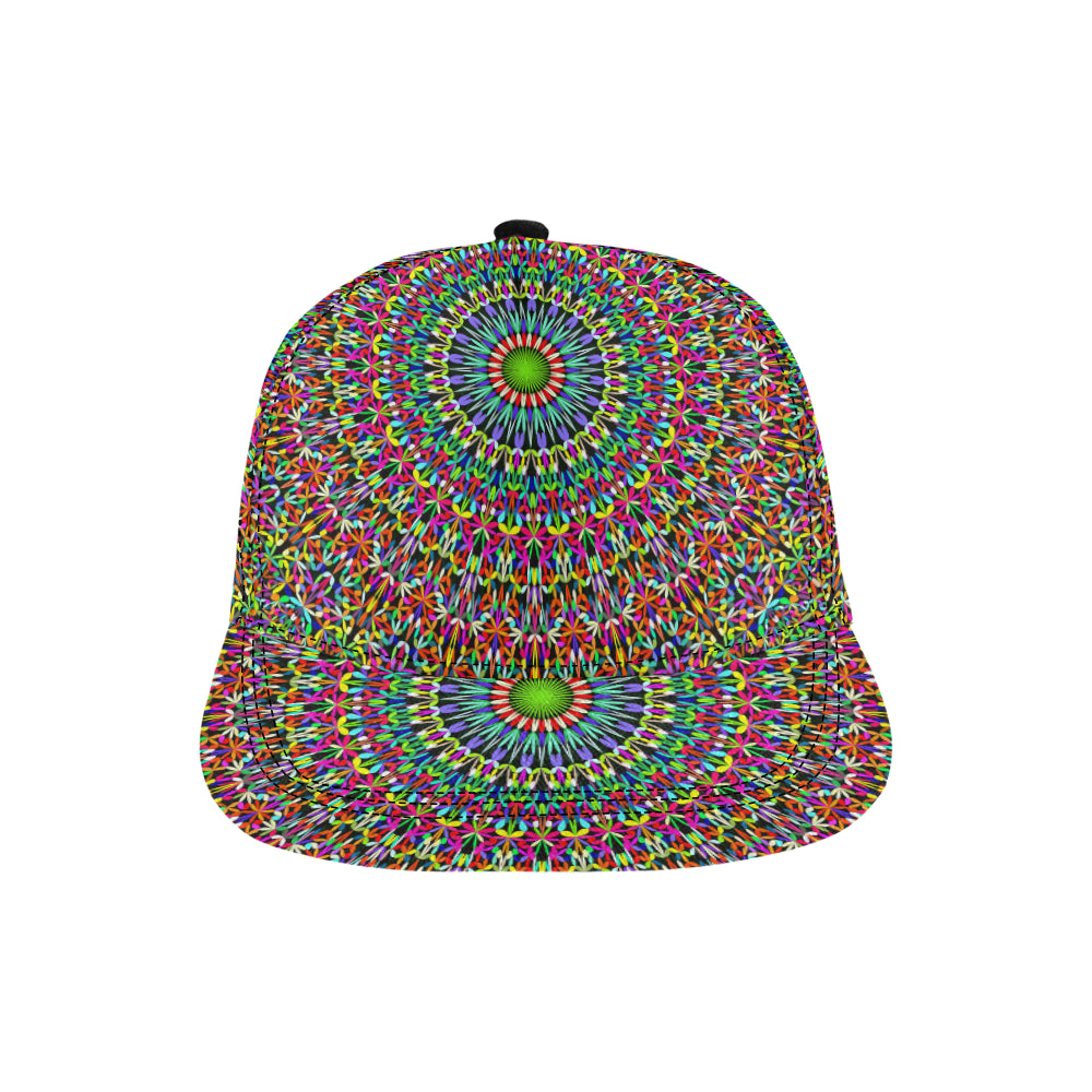 Bohemian Colorful Style Print Snapback Cap