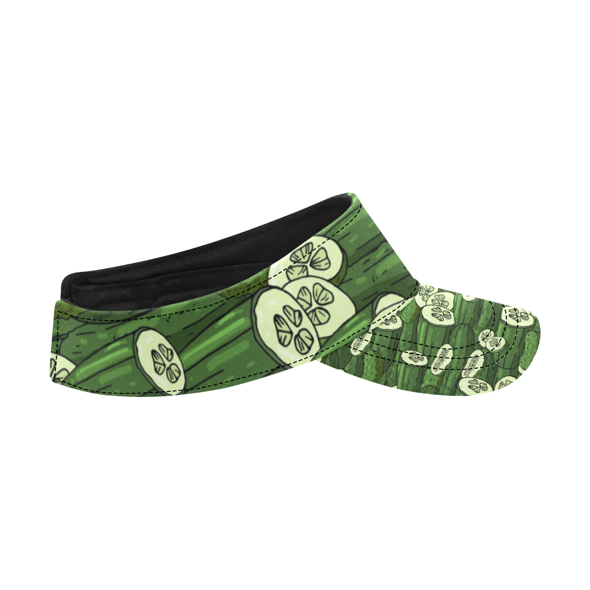 Cucumber Pattern Print Design CC01 Unisex Sun Visor