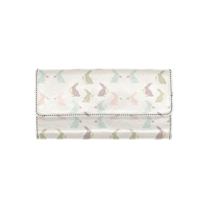 Bunny Pattern Print Design 05 Women's Trifold Wallet