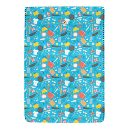 Cooking Kitchen Tools Pattern Print Design 03 Women's Trifold Wallet