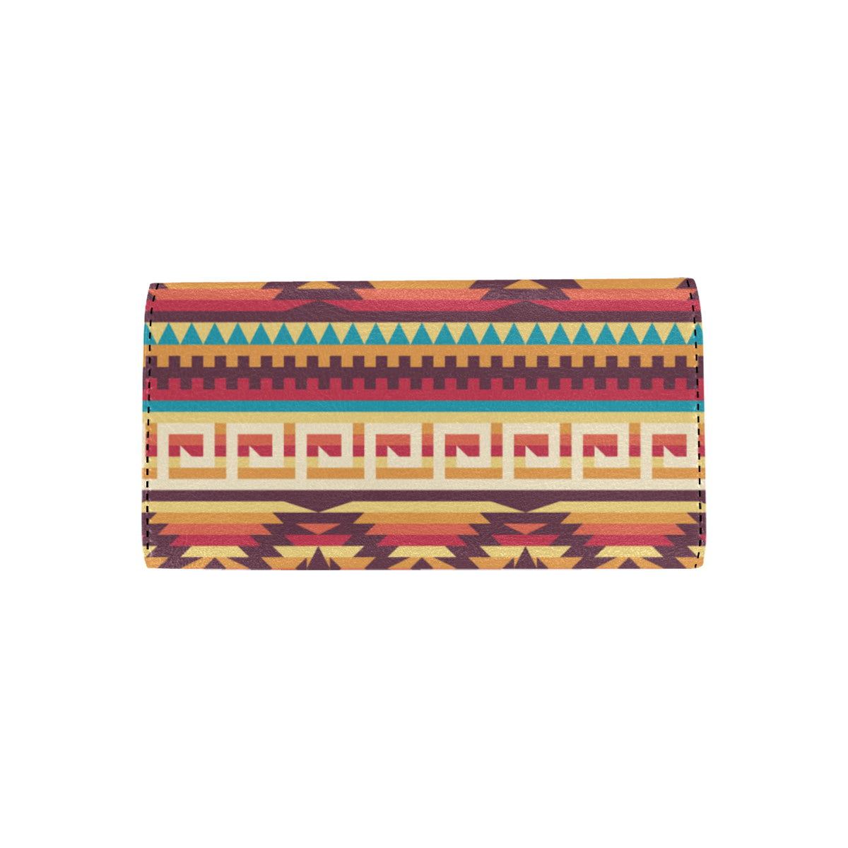 Tribal Aztec Vintage Women's Trifold Wallet