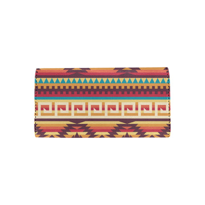 Tribal Aztec Vintage Women's Trifold Wallet
