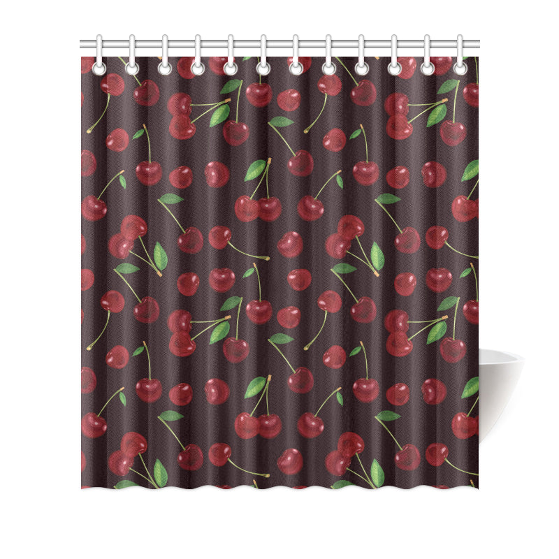 Cherry Fresh Pattern Shower Curtain