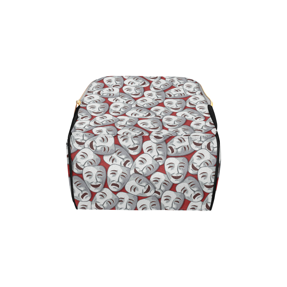 Acting Mask Pattern Print Design 01 Diaper Bag Backpack