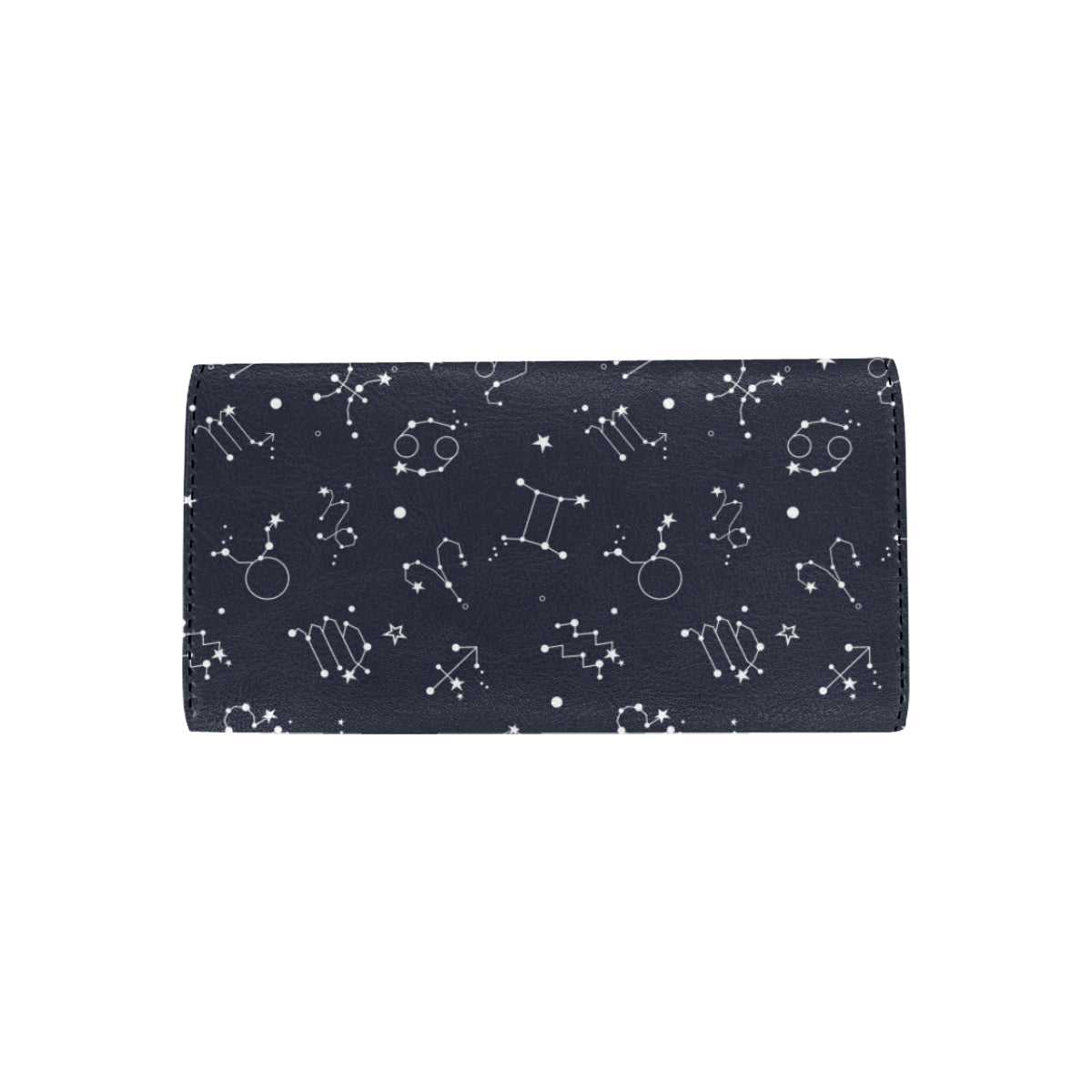 Constellation Pattern Print Design 05 Women's Trifold Wallet