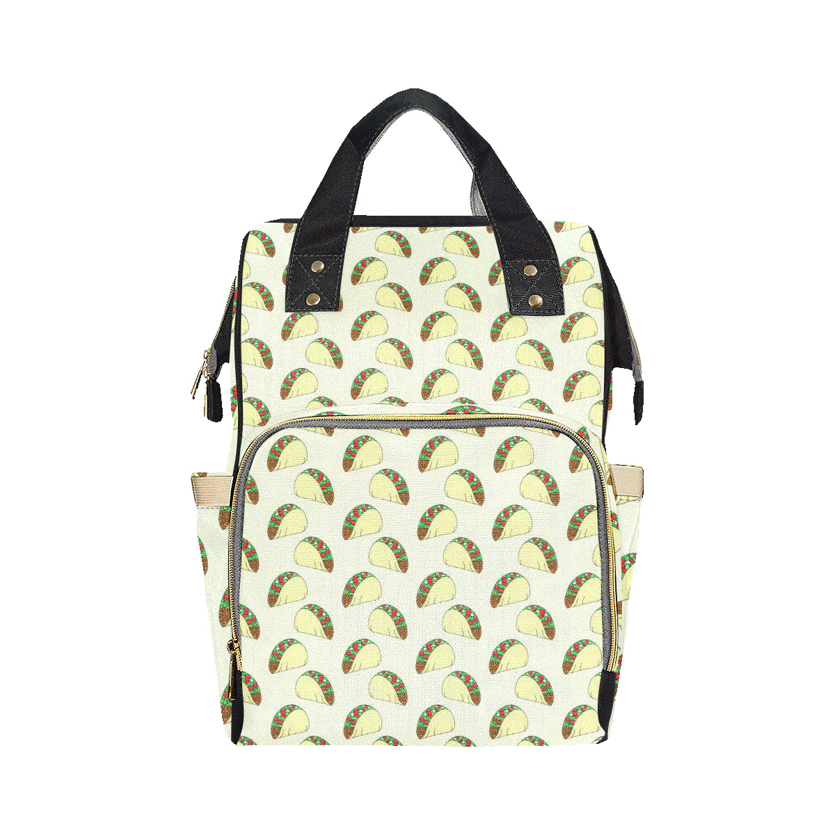 Taco Pattern Print Design TC05 Diaper Bag Backpack