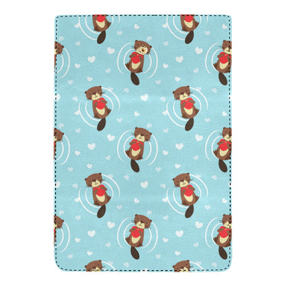 Sea Otter Cute Pattern Print Design 04 Women's Trifold Wallet