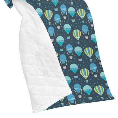 Ballon Pattern Print Design 06 Premium Quilt