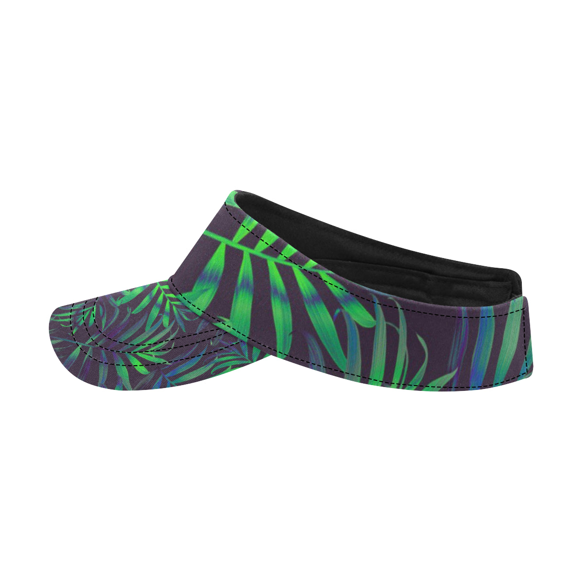 Palm Leaves Pattern Print Design PL01 Unisex Sun Visor