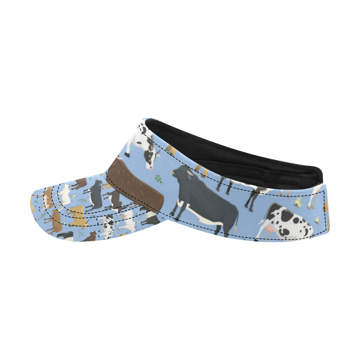 Cattle Pattern Print Design 02 Unisex Sun Visor