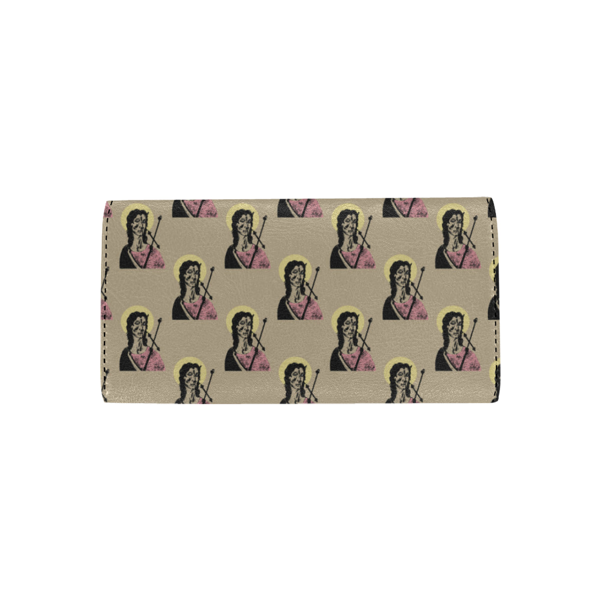 Christian Pattern Print Design 04 Women's Trifold Wallet