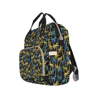 Palm Tree Pattern Diaper Bag Backpack