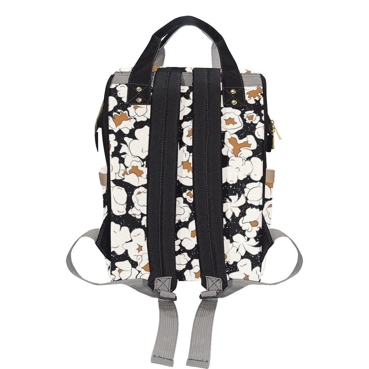 Popcorn Pattern Print Design A02 Diaper Bag Backpack