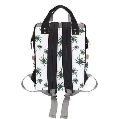 Palm Tree Pattern Print Design PT07 Diaper Bag Backpack