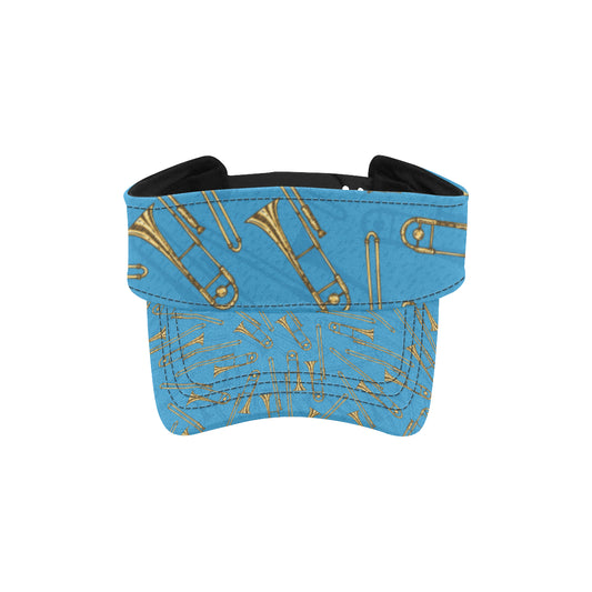 Trombone Pattern Print Design 01 Unisex Sun Visor
