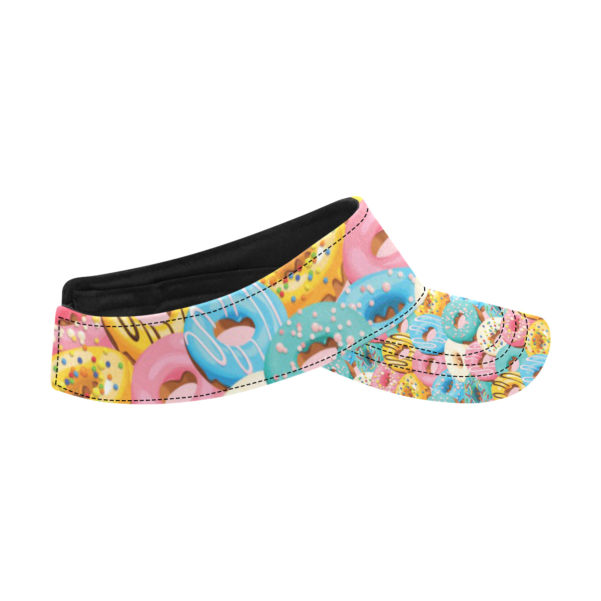 Donut Pattern Print Design DN01 Unisex Sun Visor