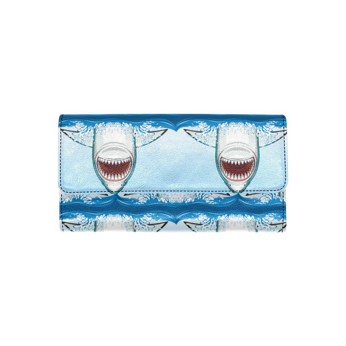 Shark Bite Women's Trifold Wallet