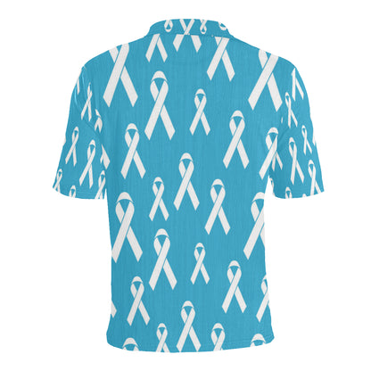 Liver cancer Pattern Print Design 01 Men Polo Shirt