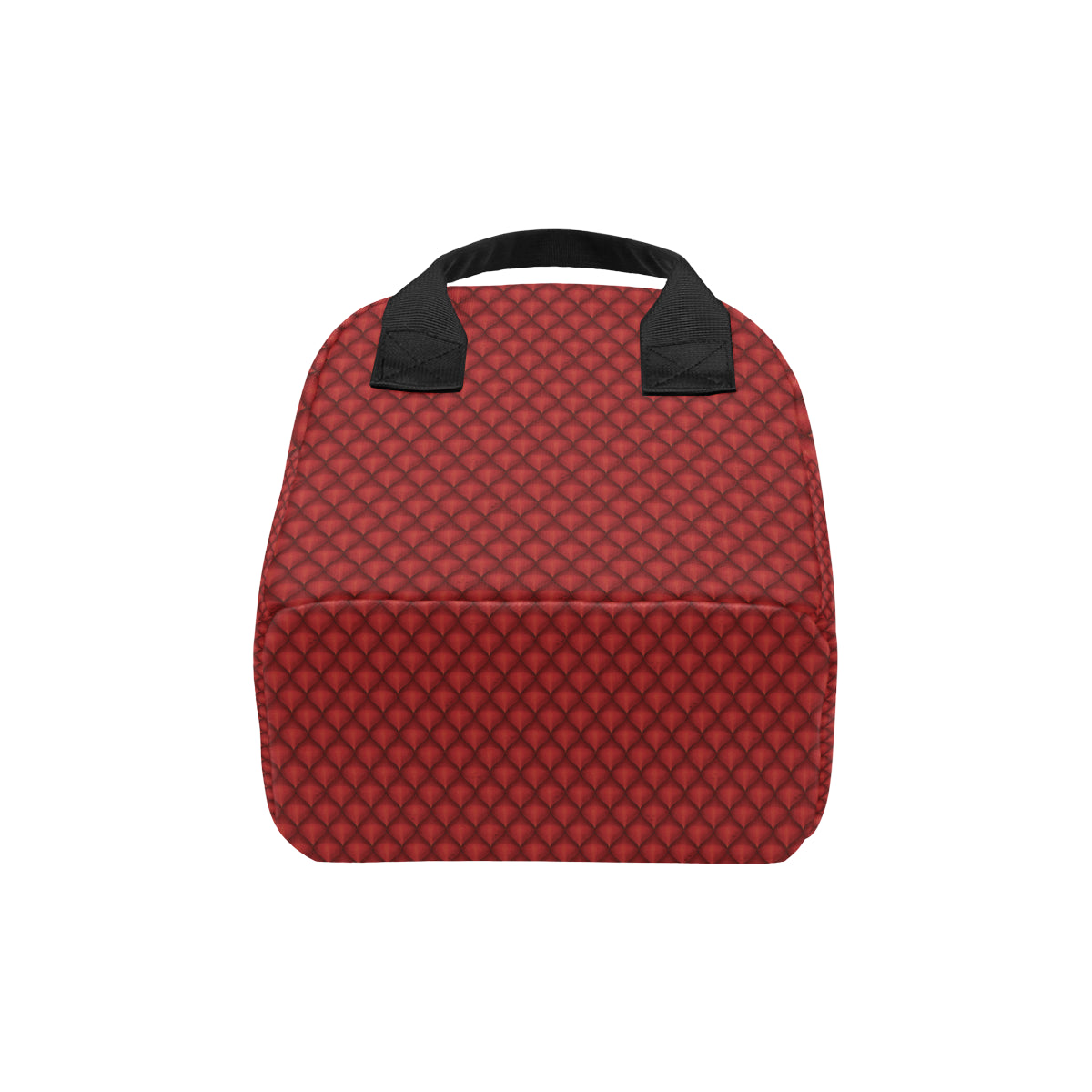 Dragons Red Skin Texture Insulated Lunch Bag
