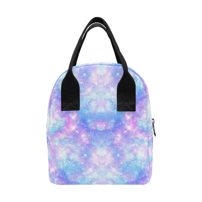 Galaxy Stardust Pastel Color Print Insulated Lunch Bag