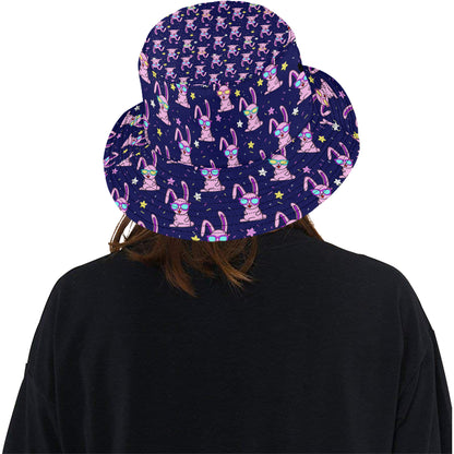 Rabbit Baby Pattern Print Design RB015 Unisex Bucket Hat