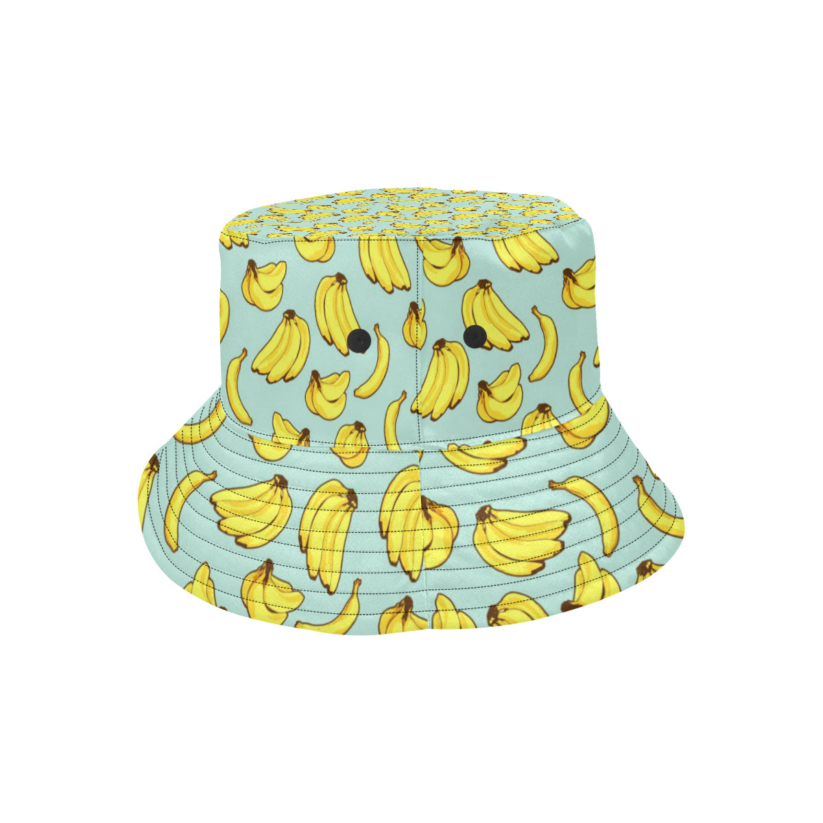 Banana Pattern Print Design BA04 Unisex Bucket Hat