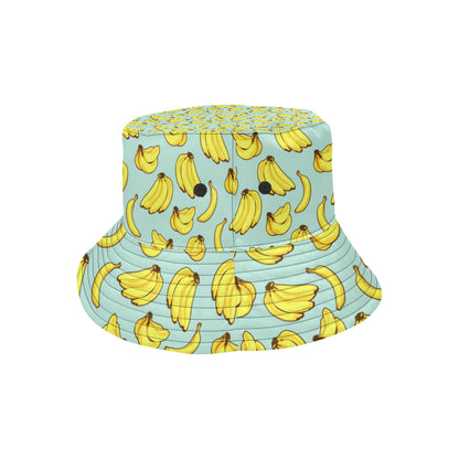 Banana Pattern Print Design BA04 Unisex Bucket Hat