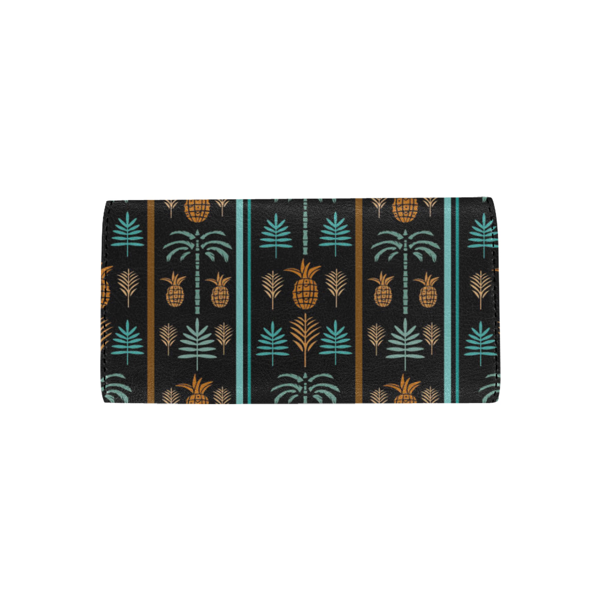 Hawaiian Themed Pattern Print Design H023 Women's Trifold Wallet