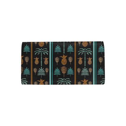 Hawaiian Themed Pattern Print Design H023 Women's Trifold Wallet