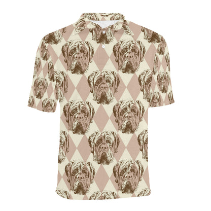 Mastiffs Pattern Print Design 01 Men Polo Shirt