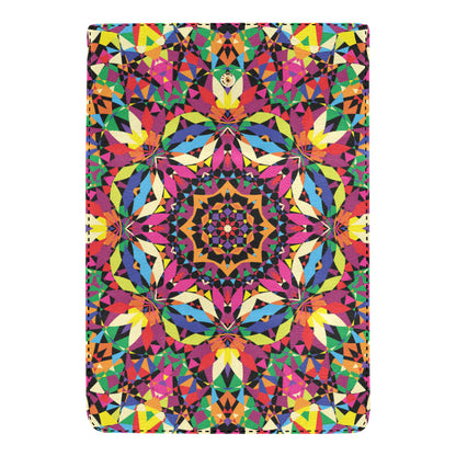 Kaleidoscope Pattern Print Design 02 Women's Trifold Wallet