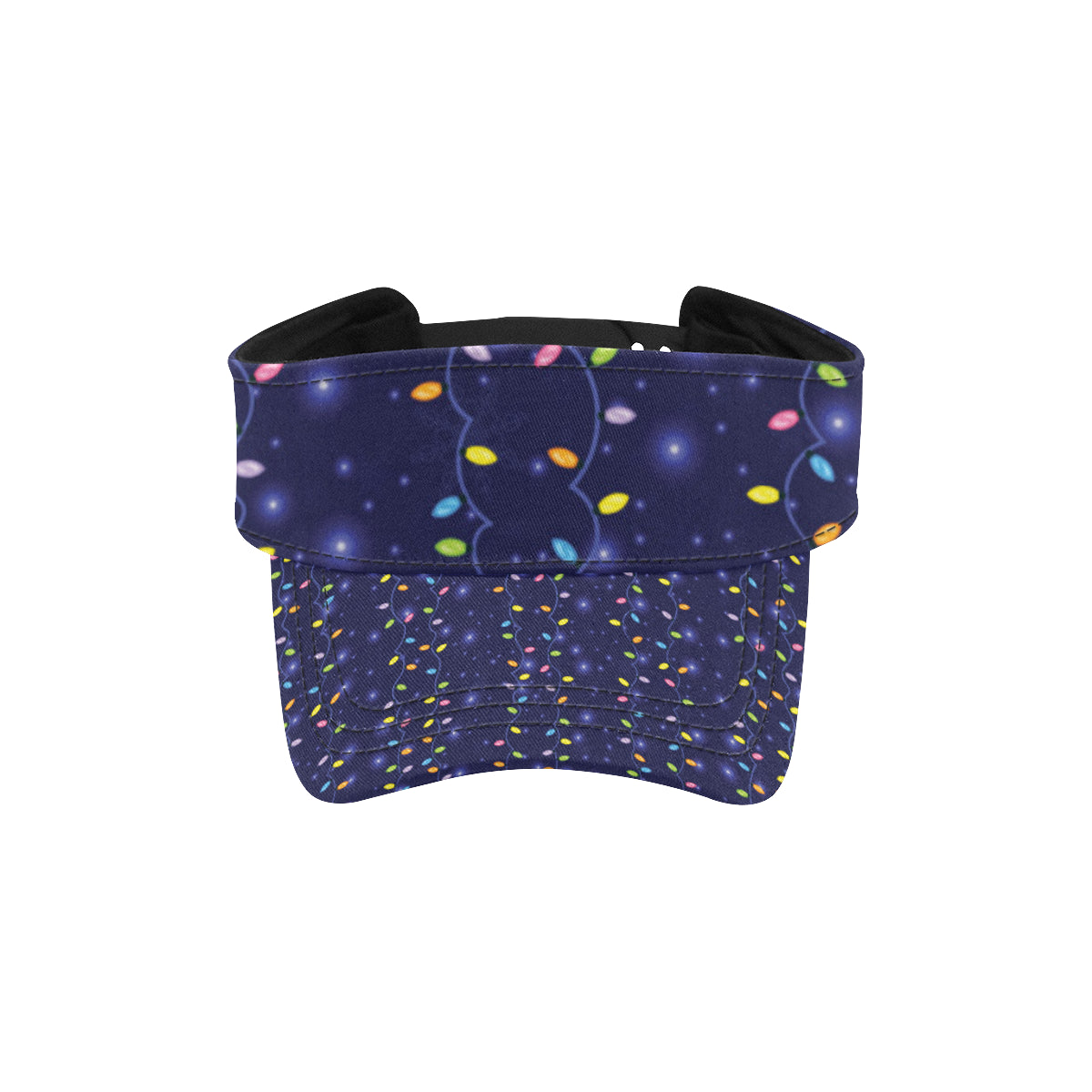 Christmas Light Pattern Print Design 03 Unisex Sun Visor