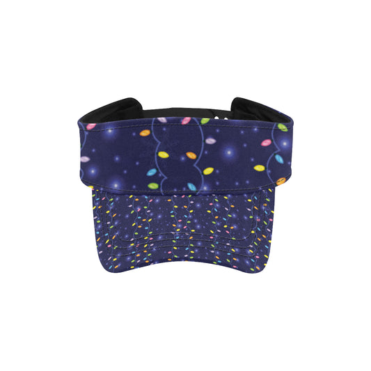 Christmas Light Pattern Print Design 03 Unisex Sun Visor