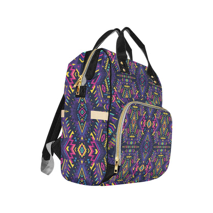 Aztec Pattern Print Design 07 Diaper Bag Backpack