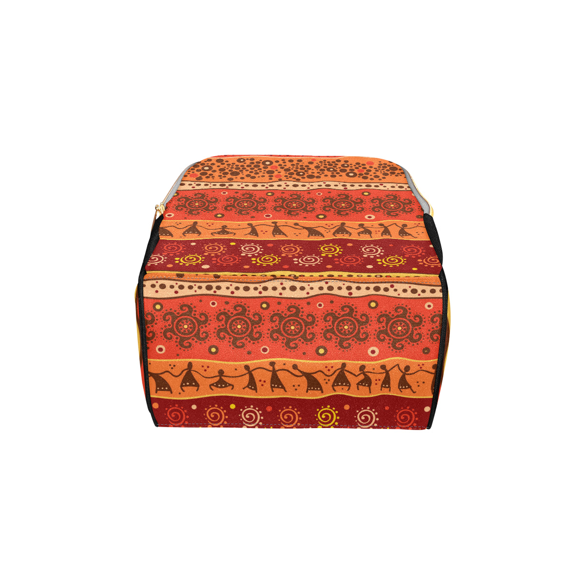African Pattern Print Design 04 Diaper Bag Backpack