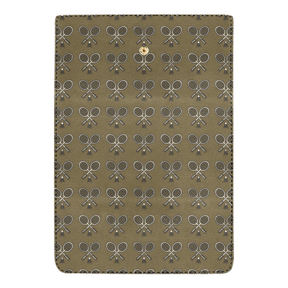 Badminton Pattern Print Design 07 Women's Trifold Wallet