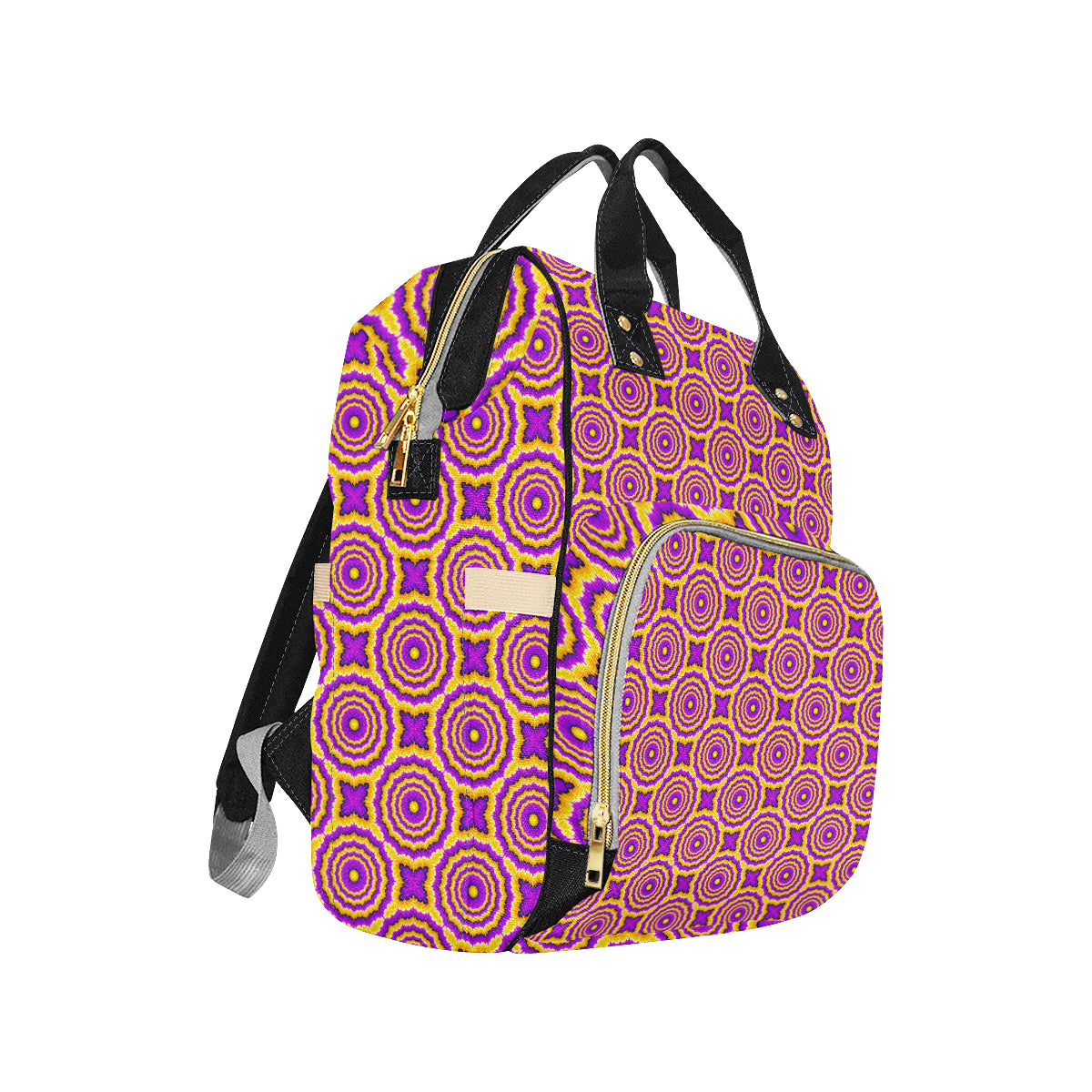 Optical illusion Expansion Diaper Bag Backpack