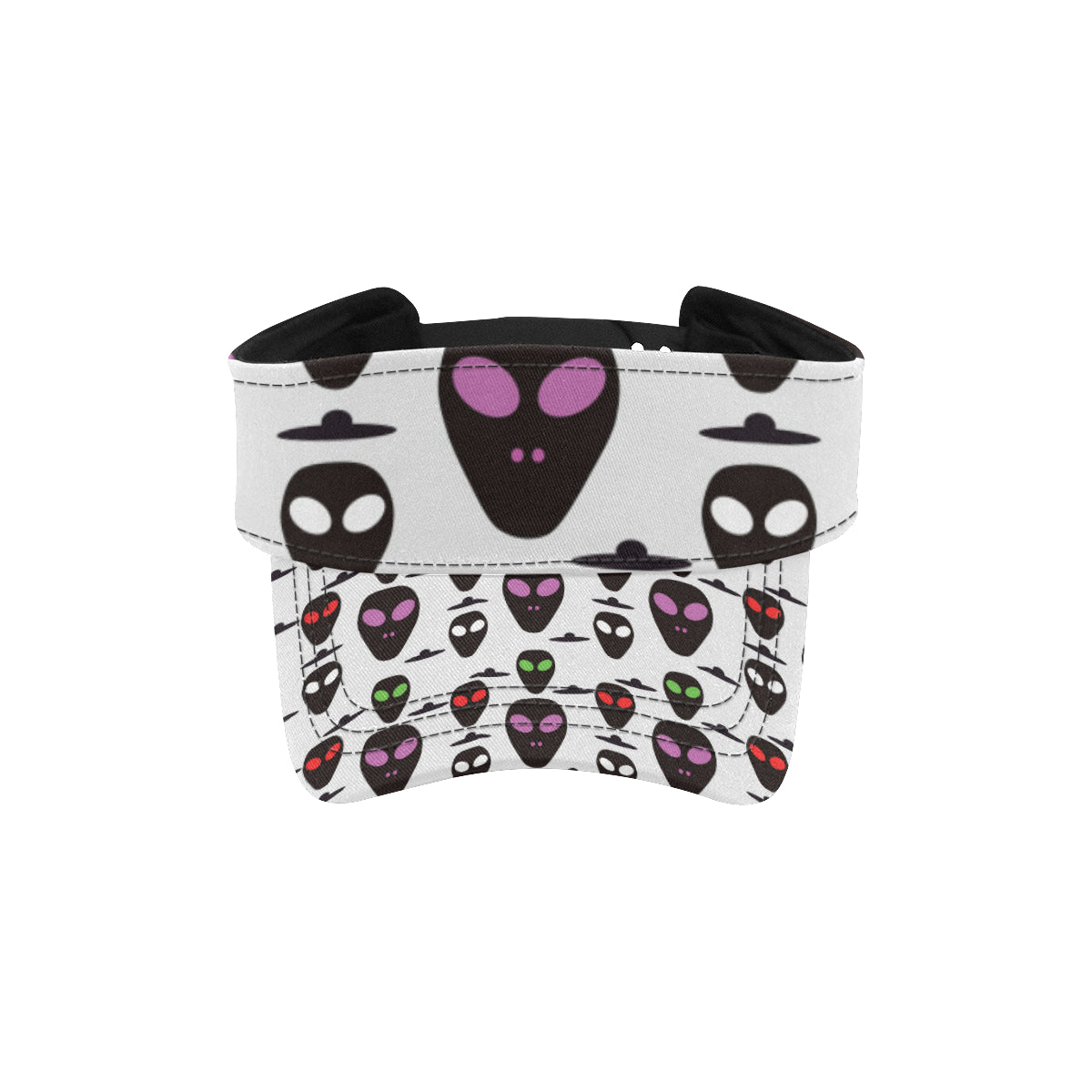 Alien Pattern Print Design 06 Unisex Sun Visor